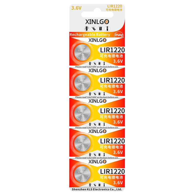 LIR1220可充电纽扣锂电池LIR1025遥控器心电图3.6V代替CR1220包邮