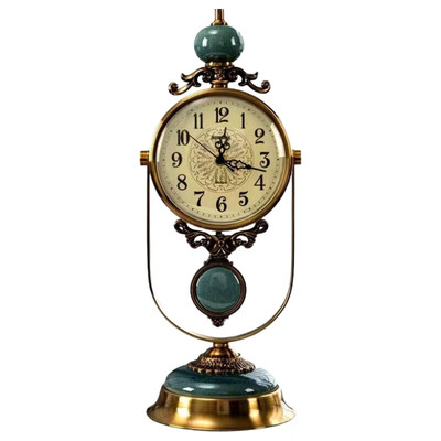 石英座钟台式轻奢摆钟表时件