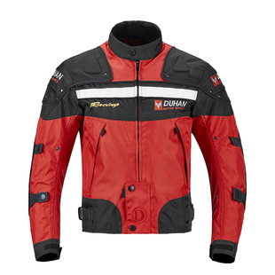 杜汉摩托车骑行服冬季套装防摔赛车服夏季机车防水拉力服防风保暖