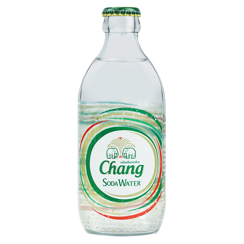 CHANG牌泰国进口泰象苏打水柠檬整箱青柠原味325ml小瓶柠檬气泡水
