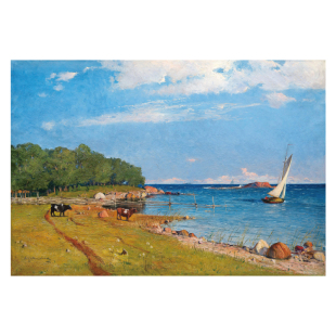 瑞典 艾里克 艾博哈姆森 Erik Abrahamsson 电子画册风景油画素材