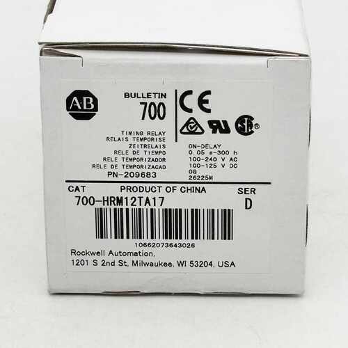 溢价-700-HRM12TA17定时继电器罗克韦尔AB70
