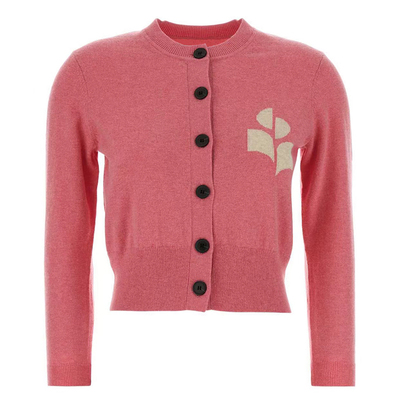 法式甜美修身短款羊毛针织开衫