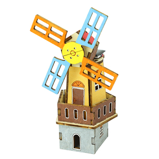 太阳能风车科学小手工玩具小学生科技制作小发明diy益智实验材料