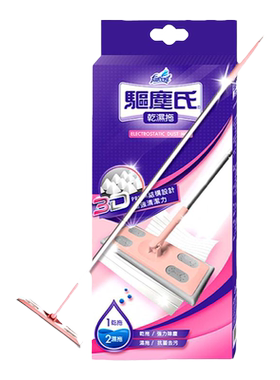 花仙子免手洗静电除尘拖把