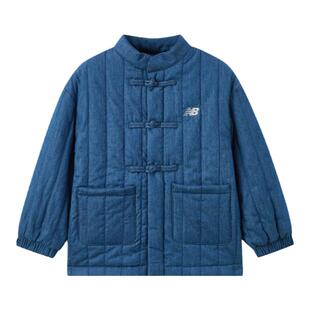 New Balance nb童装男女儿童春秋国风刺绣棉服保暖外套ND7AF11173