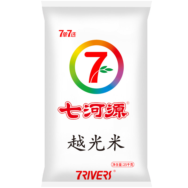 七河源越光米25kg(当季新米粳米饭团寿司米 餐饮专用)