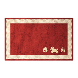 新年桌布防水防油免洗2026新款餐桌垫红色喜庆氛围感茶几布桌面垫