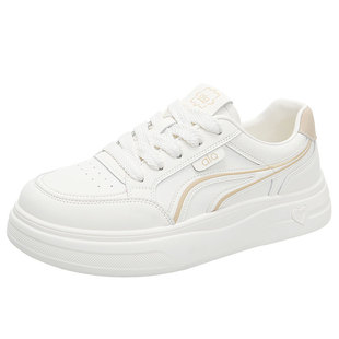 41大码小白鞋女2026新款春季厚底运动休闲鞋白色轻便软底板鞋透气