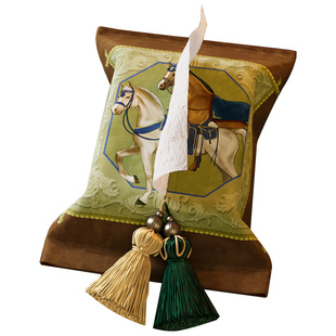 范居态度骑士纸巾盒袋车载客厅心驰所愿轻奢高级感马年布艺新年款