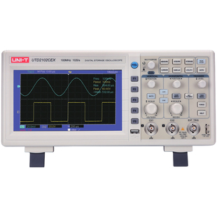优利德UTD2102CEX数字示波器双通道100M带宽示波器150M存储示波仪