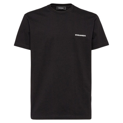 DSQUARED2/D2次方 男士棉质时尚简约短袖T恤
