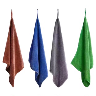 擦地抹布专用无水印吸水毛巾家用保洁干湿两用拖布加厚拖地纤维布