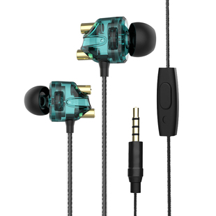 硕美科M7四核有线入耳式游戏耳机FPS听音辨位手机电脑电竞耳麦