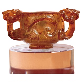 南京博物馆文创玉堂佳器双螭耳玉杯体冰箱贴朝天宫文艺复古伴手礼