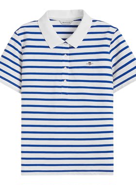 GANT/甘特女士珠地棉感短袖POLO