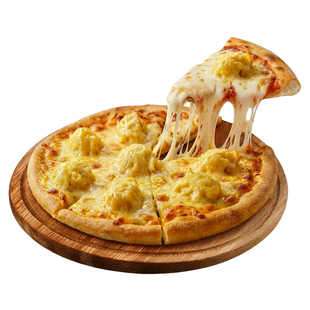 6份榴莲披萨 早餐加热即食空气炸锅半成品烘焙芝士饼速食底胚披沙