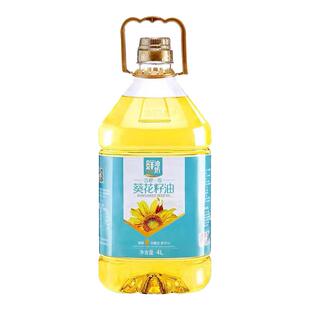 金胜鲜油坊葵花籽油4L大桶家用