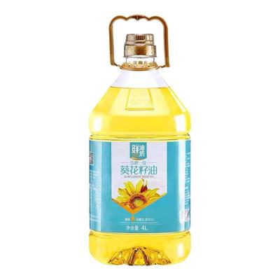 金胜鲜油坊葵花籽油4L大桶家用