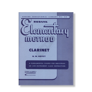 单簧管基础教材 海伦德原版进口乐谱书 Rubank Elementary Method Clarinet HL04470000