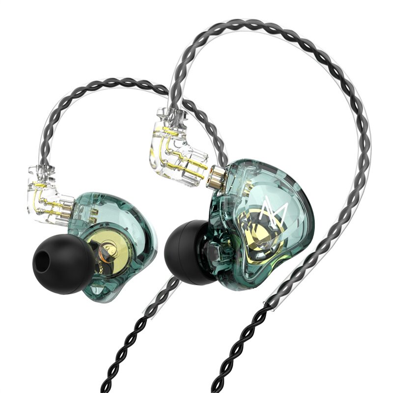TRN MT1入耳式有线耳机挂耳带麦线控跑步音乐hifi高颜值可换线