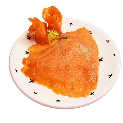 烟熏三文鱼智利进口新鲜海鲜日料寿司食材化冻即食健身代餐沙拉