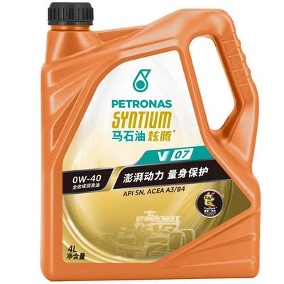 马石油 炫腾V07 酷泰强化油膜 0W-40 SP 超效全合成机油 C3 4L