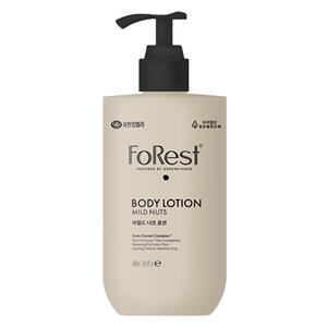 绿手指韩国原装forest温和果仁身体乳液 成人面霜全家可用 500ml
