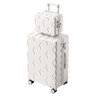 袋鼠2025新款高端行李箱20寸可登机纯pc材质结实耐用加厚密码箱24