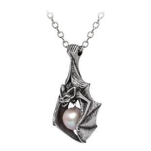 Alchemy Gothic P966 A牌哥特朋克暗黑系小众设计蝙蝠珍珠项链