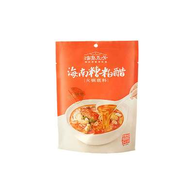 铺前糟粕醋火锅底料495g袋装正宗酸辣鲜汤底海岛永芳海南特产