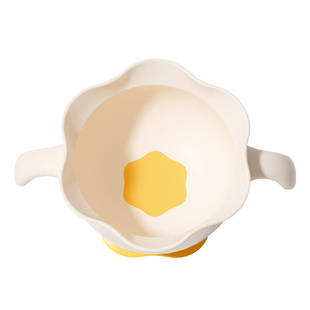 贝因美宝宝辅食碗吸盘婴儿吃饭专用鹰嘴蛋花碗自主进食碗儿童餐盘