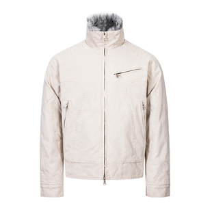 CATSSTAC 幽灵水洗座山雕 复古质感 内里拼毛 加厚保暖 挺阔有型