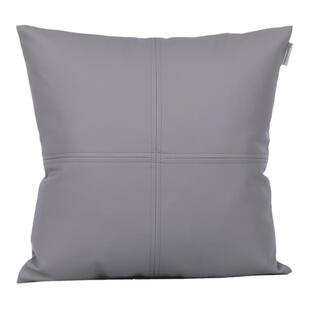 现代黑白灰色PU仿皮大抱枕北欧沙发客厅现代靠垫包办公室腰靠定制