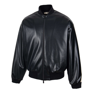 FEAR OF GOD美式高街棒球服夹克外套FOG潮牌男女宽松休闲拼色皮衣