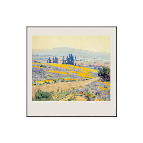 小清新风景客厅背景墙装饰画酒店玄关走廊卧室床头挂画餐厅壁画