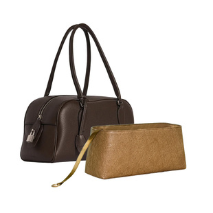 缇星梵适用The Row保龄球India横版手袋包内胆包防水收纳包中包