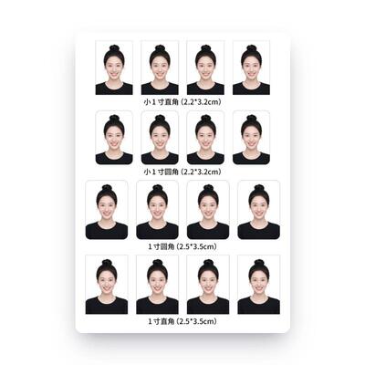 驾驶证背胶打印冲洗小1寸照片