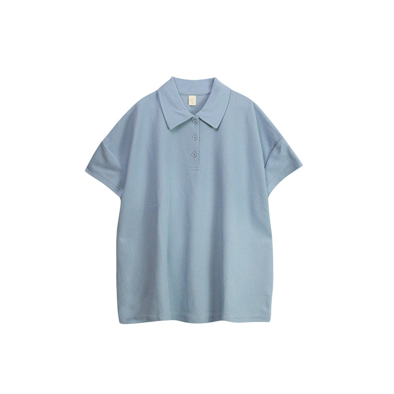 夏装女童翻领短袖t恤衫POLO上衣