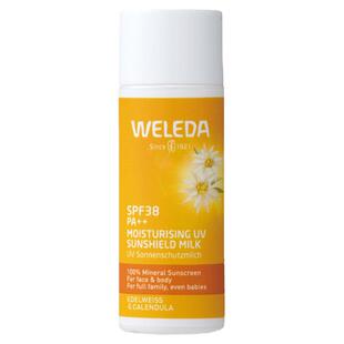 weleda维蕾德宝宝防晒霜婴儿雪绒花物理儿童防晒霜官方旗舰店正品