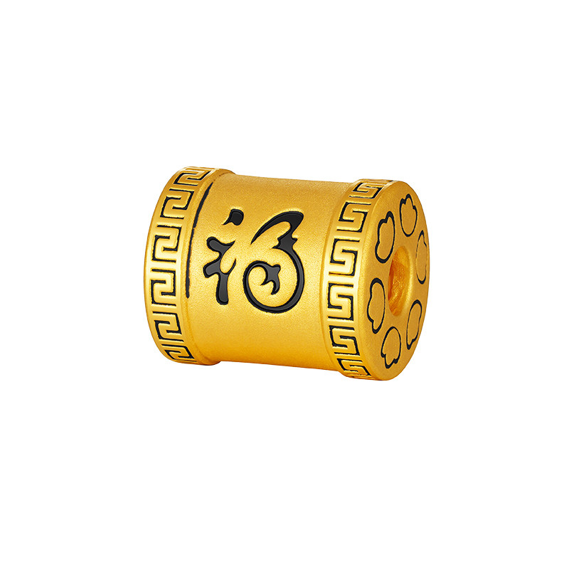 天美珠宝黄金福字转运珠
