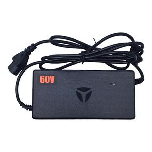 雅迪电动车充电器原装正品铅酸48V60V72V3A20AH石墨烯三圆头Y型