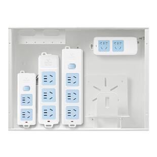 公牛弱电箱插排家用多媒体无线不带线插座多功能插板拖线板接线板