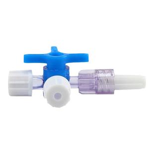 医用三通二通一次性水光兑药器输液管针管注射针筒转换接头旋塞阀