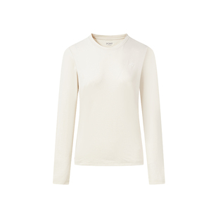 PONY1972女士运动长袖2025秋季新款经典圆领7A抗菌卫衣253W2BT48