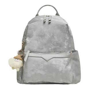 百思图25秋商场新款通勤大容量双肩背包书包短途旅行包女TY063CX5