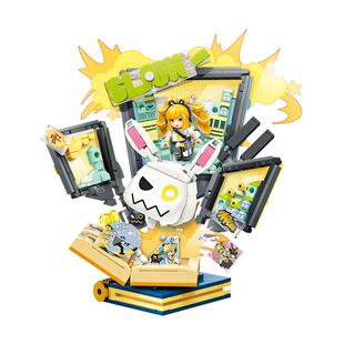 奇妙积木Keeppley王者荣耀周边安琪拉玩具时之奇旅模型摆件礼物