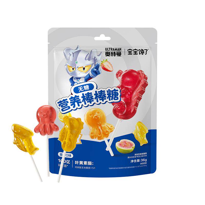 宝宝馋了无糖水蜜桃味棒棒糖