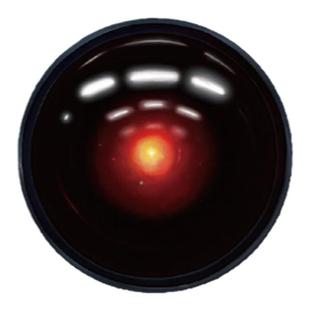 TLP反光车贴 2001太空漫游 Odyssey哈尔9000库布里克科幻电影贴纸