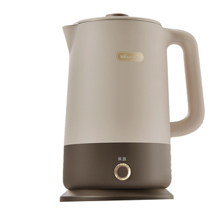 小熊烧水壶家用电热水壶热水壶大容量不锈钢煮电水壶一体无缝内胆